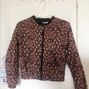 🌺Floral Print Bomber Jacket !